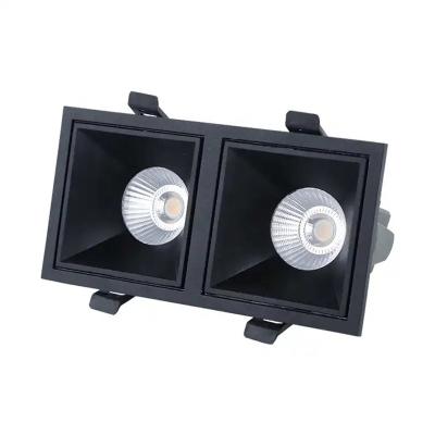 China Wholesale Price Modern Aluminum Spotlight 10*2W Dimmable Recessed Adjustable Led Downlight for sale