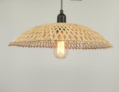 China Restaurant Dresser Cafe Chandelier Light Attic Vintage Lamp Dining Room Pendant Light Japanese Bamboo Bamboo Chandelier for sale