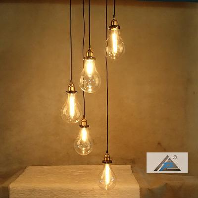 China Convenient Living Room Kitchen Lighting Hanging Multiple Aluminum Glass Ball Pendant Light for sale