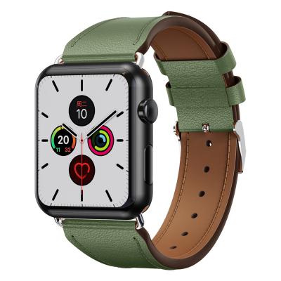 China Fashion\Dress Luxury Popular Applewatch headband cow leather Italian multi-color leather wrist strap Apple 7/SE small waist strap for sale