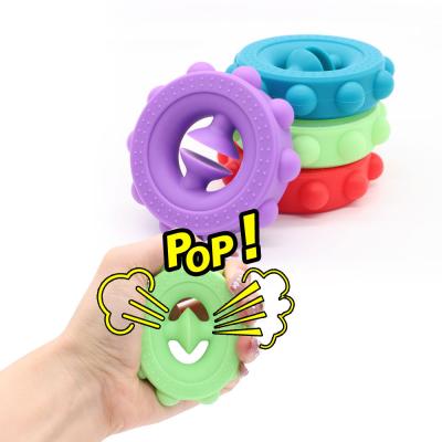 China Hot ARMS Hand Grip Strengthener Pinch Meter Silicone Gym Exerciser Breaker Wrist Promoter Relax Toys New for sale