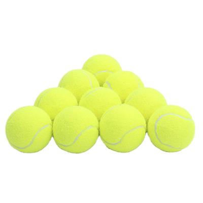 China Cheap Wholesale High Quality Professional Rubber Ball Training Custom Printed Tennis Balls for sale