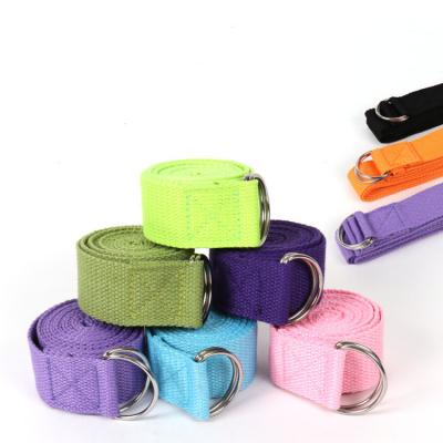 China Exercise Body Workout Home Fitness Cotton Cotton Band Resistance Exercise Rope Sports Workouts Yoga Belt for sale