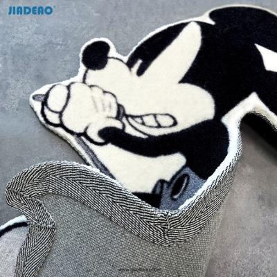 China New Custom Washable Blankets Wholesale Animal Living Room Non Slip Design Mats Logo Carpet Rug Custom Design for sale