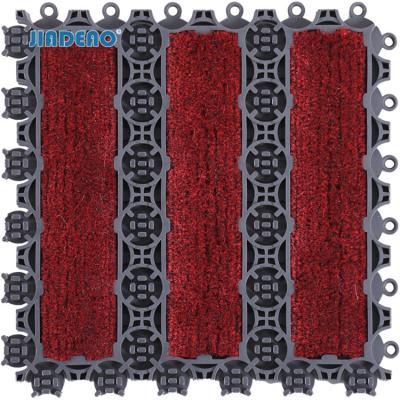 China Module Washable Floor Mat Outdoor Hotel Dust Removal Splicing 3m Shopping Mall Lobby Non-slip Customizable Floor Mat for sale