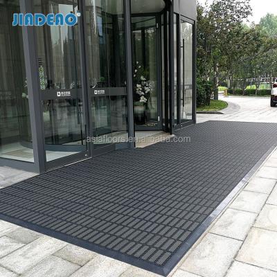 China Custom Printed Washable Anti Slip Reception Logo Door Mat Outdoor Floor Mat for sale