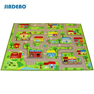 China Custom Waterproof Washable Activity Mat For Kids Baby Play Mat Alfombra Para Bebe Kids Playmat Baby Crawling Tapetes Children for sale