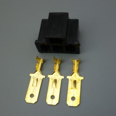 China Automotive auto bulb connector h4 9003 male socket holder male for sale