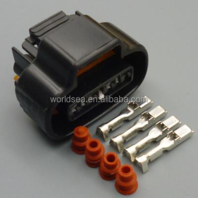 China Oval 4pin 2.2mm Ignition Coil Connector Crank 4 Pin Female Wire Connector TPS Automotive Thrust Sensor for sale