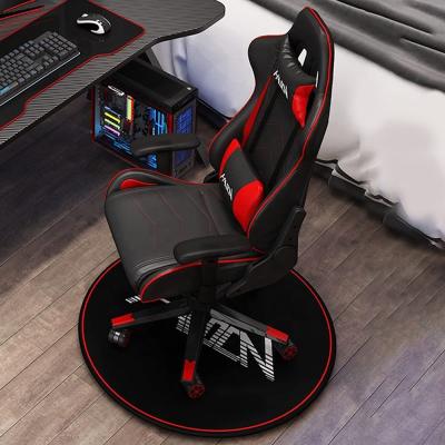 China New Arrival 2021 Washable Custom Design Anti Skid Gamer Chair Mat Mat For Hardwood Floor for sale