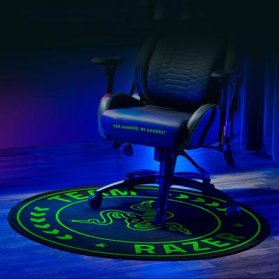 China New Arrival 2021 Washable Custom Design Anti Skid Gamer Chair Mat Mat For Hardwood Floor for sale