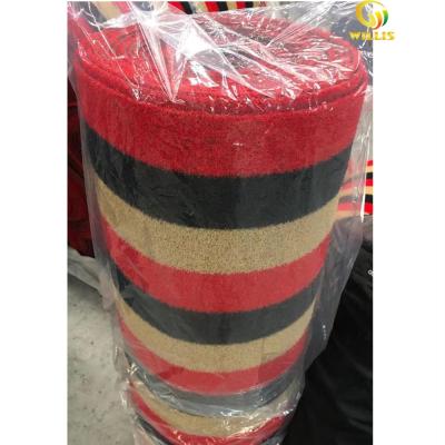 China Modern Colorful Heavy Quality Remove Dust Synthetic Cut Pile 100% PP Artificial Grass Material Grass Mat With PVC Backing for sale