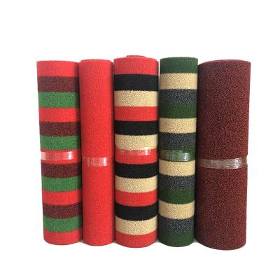 China Amazone Hot Sale Non Slip Polypropylene Plastic Grass Custom Waterproof Home Mats Front Waterproof Door Mat Roll Packing for sale