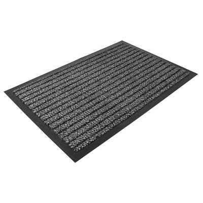 China EURO US Modern Popular High Quality Cut Out Dirt Trapper Front Entrance Pile PP Outdoor Scraper Outside Shoe Cleaning Mat for sale