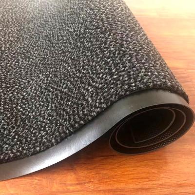 China Washable EU Dirt Catch Polypropylene Soak Up Water Door Mat Commercial Using Heavy Duty Absorbent Floor Mat for sale