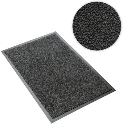 China Washable Dustproof Water-absorbing Commercial Carpet Cutting Pile Door Mat Polypropylene Kitchen Floor Wear Resistant Mat for sale