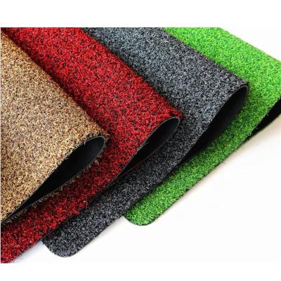 China Washable Outdoor Indoor Artificial Plastic Porch Carpet Low Profile Synthetic Turf PVC Floor Decorative All Weather Premium Rug for sale