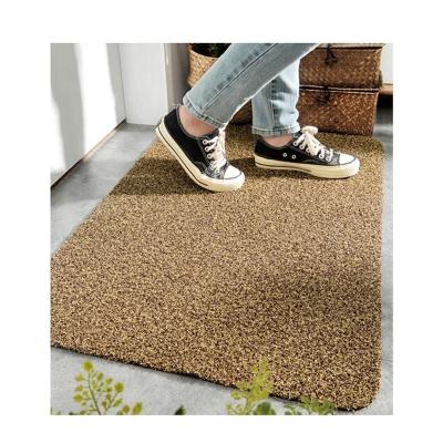 China US Market Waterproof Hot Selling Dust Removal Grass Entrance Shoe Mat Dirt Trapper Indoor Outdoor Colorful Cleaner Door Mat In Heavy Duty for sale