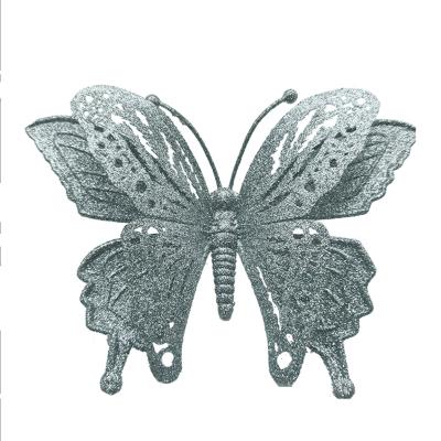 China Modern Cute Feather Clip Butterfly Ornaments Home Wedding Decoration for sale