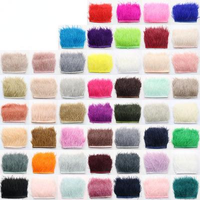 China Ostrich Feathers 54 Kinds Of Color Stage Costume Accessories 8-10 Cm Ostrich Feather for sale