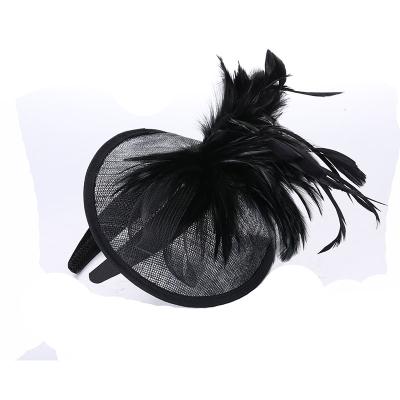 China Black Halloween Hair Band Feather Party Festival Decoration Supplies for sale