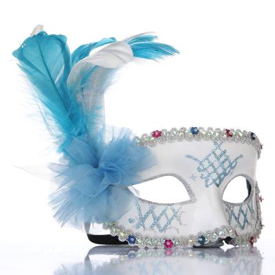 China Handmade Masquerade Party Mask Favors Halloween Sequin Carnival Party Decoration for sale