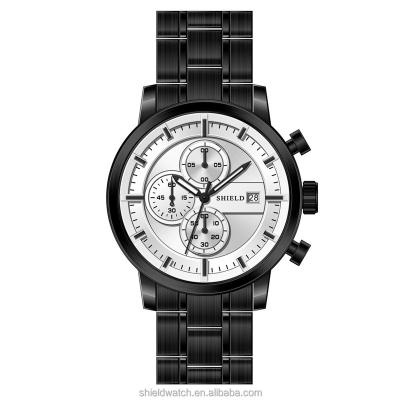 China Automatic Date Watches Chronograph Sports Water Resistant Fashion Chronograph Calendar Multifunction Customized Luxury Men's Wrist Watch for sale