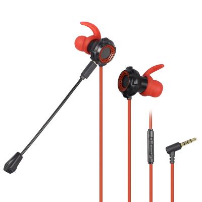 China hot selling In-ear new 3.5mm in wire gaming headphones earbuds through ear audiofonos headphone headset for sale