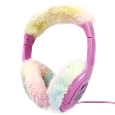 China 2021 Hot Selling Cartoon Headband Earphones For Girls Custom Logo Lightweight Kids Stereo Earbuds for sale