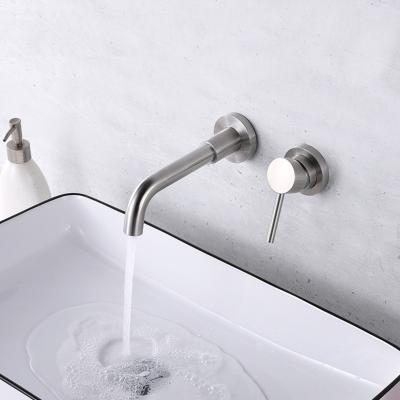 China Sense Faucets New Arrival 304 Stainless Steel Bathroom Concealed Install Type Faucets With Hot And Colde Water for sale