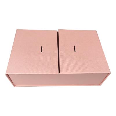 China Recycled Materials Best Selling Exquisite Custom Logo Folding Magnetic Cardboard Gift Shipping Box for sale