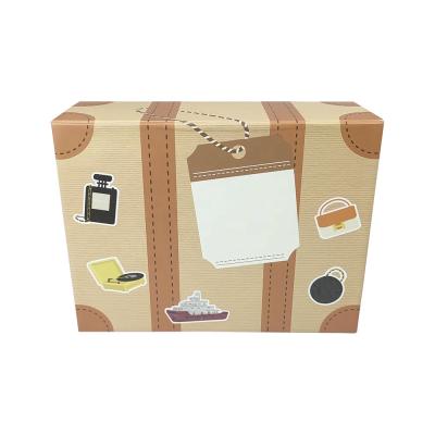 China Recycled Materials Custom Magnetic Gift UV Coating Packaging Boxes With Ribbon For Clothes Shipping for sale