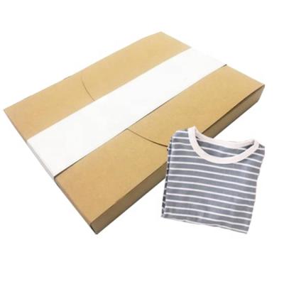 China Luxury Custom Materials Glossy Lamination Recycled Disposable T-shirt Gift Box With Logo for sale