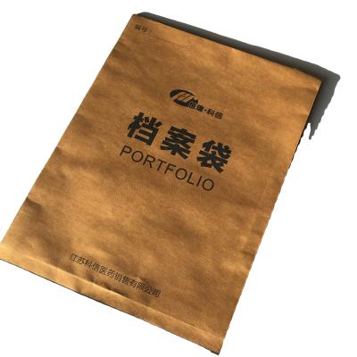 China Factory Customized Handmade Kraft Paper File Bag Wholesale for sale