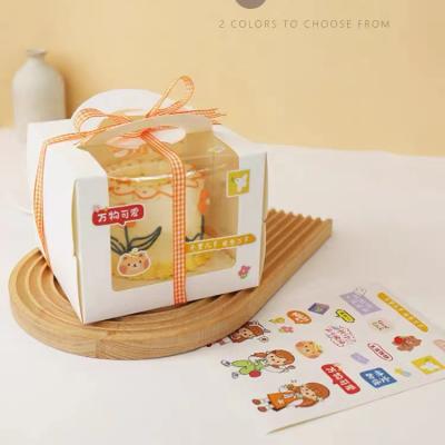 China New Recyclable Specially Designed Exquisite Dessert Cupcake Portable Packaging Box for sale