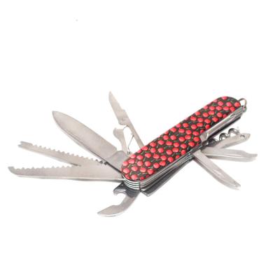 China Multi Functional Knife Multi Function 11 in 1 Compact Tool Stainless Steel Mini Folding Pocket Knife for sale