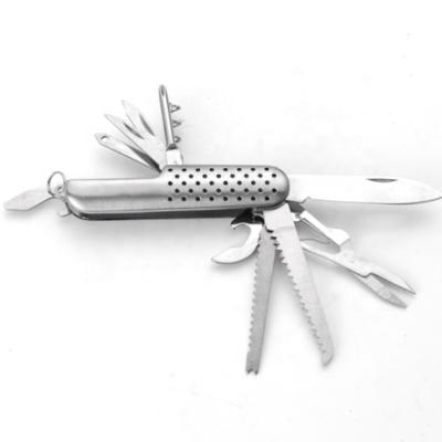 China Multi Open Camping Outdoor Tool Survival Folding Army Aim Knife Slide Stainless Steel Swiss Knife for sale