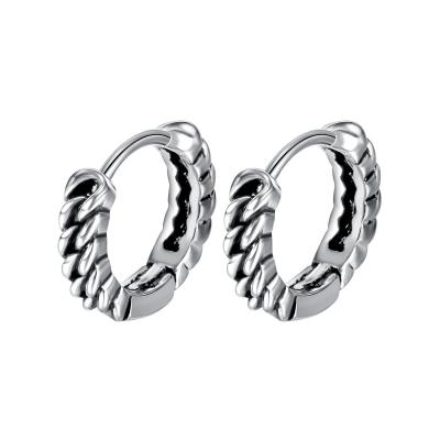 China YER50002 vintage plated with stainless steel earrings for men and women antique silver plated earrings for sale