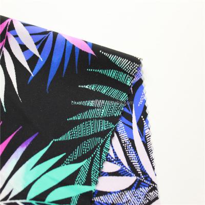 China Stretch polyester spandex digit print fabric for sale