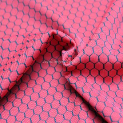 China Breathable NYLON POLYESTER SPANDEX WARPKNITTING JACQUARD FABRIC for sale