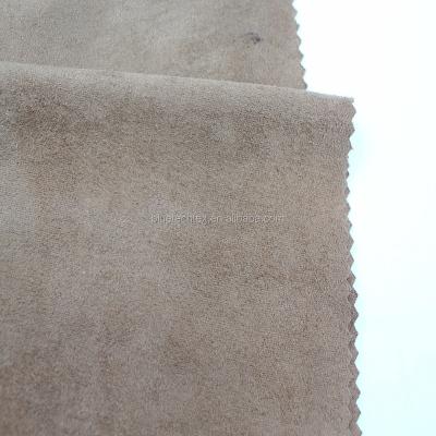 China Anti-Static 4 ways stretch polyester spandex two sides suede fabrics for fashion wear for sale