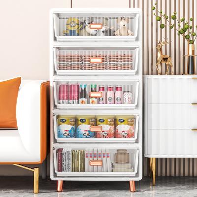 China Modern Modern Home Furniture 55cm Wide Baby Clothes and Kids Toys Organization Visible Transparent Storage Drawers for sale