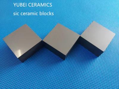 China Black Sic Ceramics High Hardness Wear Resistant Silicon Carbide Block for sale