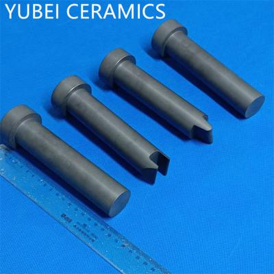 China SSiC Silicon Carbide Ceramic Rod , High Strength Carborundum Rod for sale