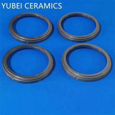 China Silicon Carbide Ceramic Ring , 3.12g/cm3 SSiC Pump Seal Ring for sale