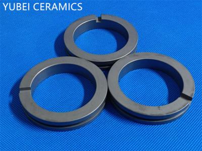 China Black Polished Silicon Carbide Seal Rings SSIC Mechanical Seal Rings for sale