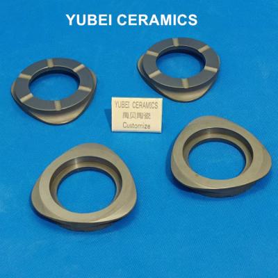 China High Hardness Silicon Carbide Ceramic Bushing And Rings With Corrosion Resistance for sale