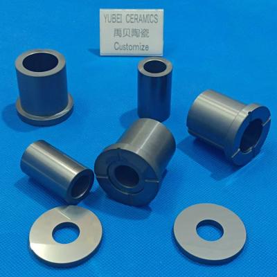 China Excellent Wear Resistance Polishing Ssic Ceramic Mechanical Bushing Or Sleeves for sale