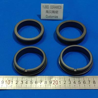 China Black Silicon Carbide Mechanical Seal Rings With Enhanced Strength And Corrosion Resistance for sale