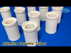 Insulation Alumina Ceramic Tubes Wear Resistant High Hardness Strength